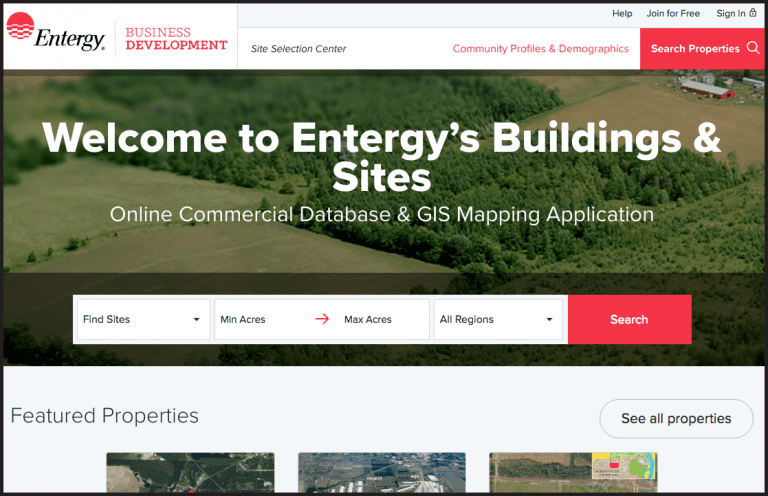 Read more about the article Entergy Launches Revamped Online ‘Site Selection’ Tool