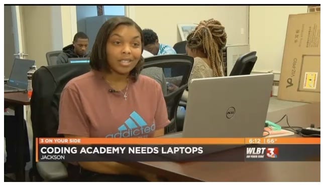 WLBT Coding Academies Need Laptops