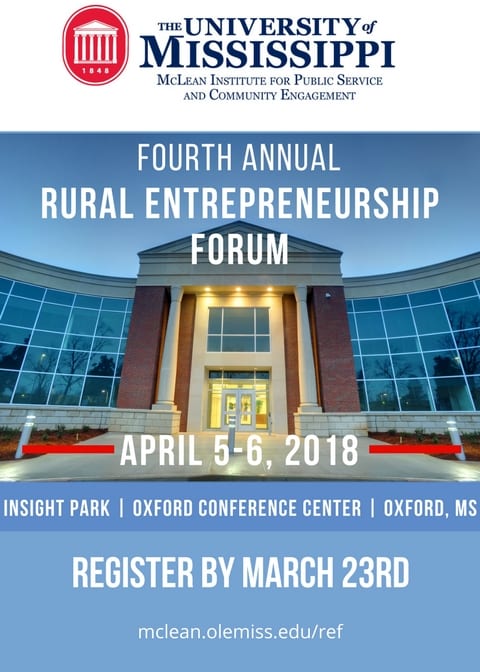 Rural Entrepreneurial Forum - Oxford - April 2018