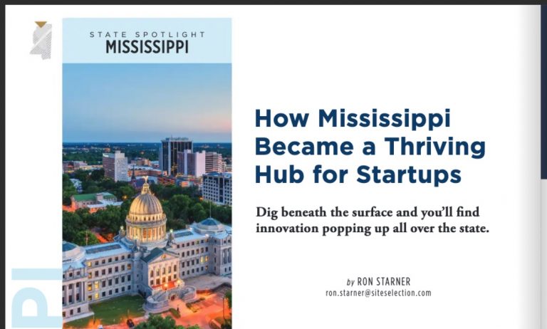 Read more about the article Site Selection Magazine Focuses on Mississippi, Interviews CEO Tony Jeff