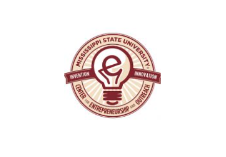 Mississippi State E-Center round logo with a light bulb in the center