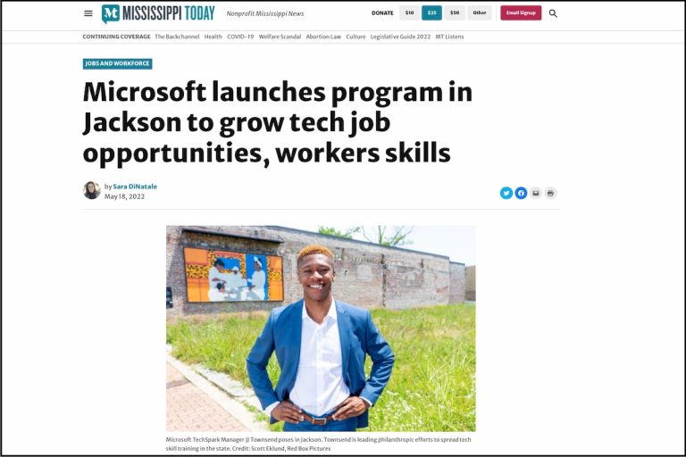 Read more about the article Microsoft launches TechSpark in Jackson