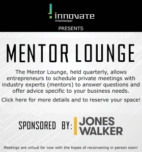 Mentor Lounge Banner Ad - Innovate Mississippi